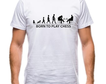 Geboren, um Schach zu spielen - Herren T-Shirt