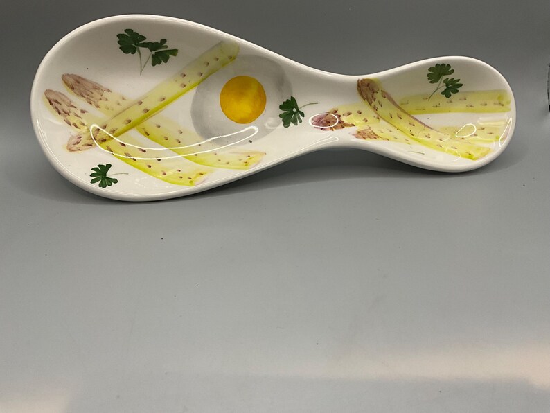 Hand-painted Italian Spoon Rest: Kitchen Utensil Holder, 11 Inch - Etsy