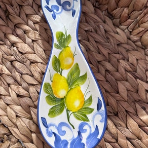 Hand-Painted Italian Spoon Rests