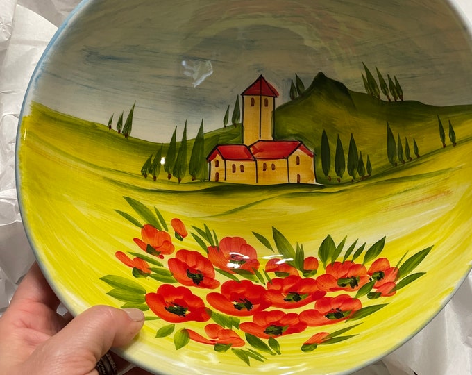 Salad Bowls hand painted in Italy