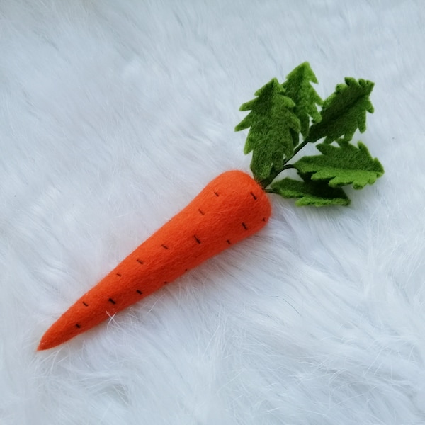 Felted carrot Felt vegetables Carrot brooch Felt carrot brooch Carrot felted Carrot wool brooch Funny carrot Orange brooch Funny brooch