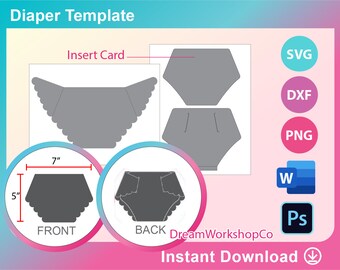 Download Diaper Card Svg Etsy