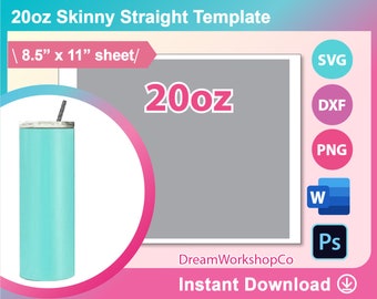 Download Tumbler Template Psd Etsy