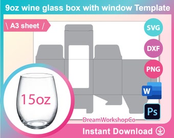 Download Svg Wine Glass Box Etsy