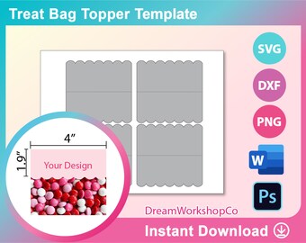 Boho Candy Bag Toppers-Party Favor Topper-Printed Tribal Arrow Treat Bag Toppers with Bag