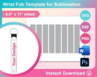 Download Lanyards Template Etsy