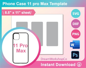 Phone Case Template Etsy