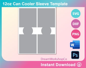 Download Koozie Template Etsy
