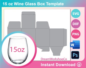 Download Svg Wine Glass Box Etsy