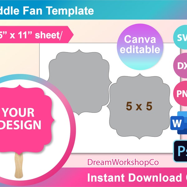 Auction Paddle Printable Etsy
