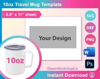 SUBLIMATION 10oz MUG TEMPLATE Quote Mug Template Mug Design I Only Wanted A Planner Mug Design Digital Download Mug Template