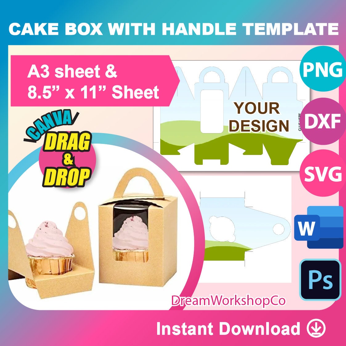 box-with-handle-muffin-box-template-cup-cake-box-template-cup-cake-box-with-insert-svg-dxf-canva-ms-word-docx-png-psd-etsy