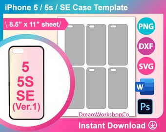 phone case template etsy