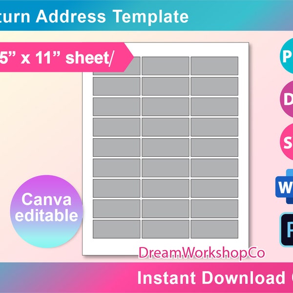 Shop Return Address Labels Online - Etsy