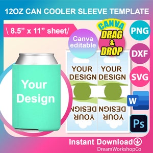 8 oz best sale can koozie