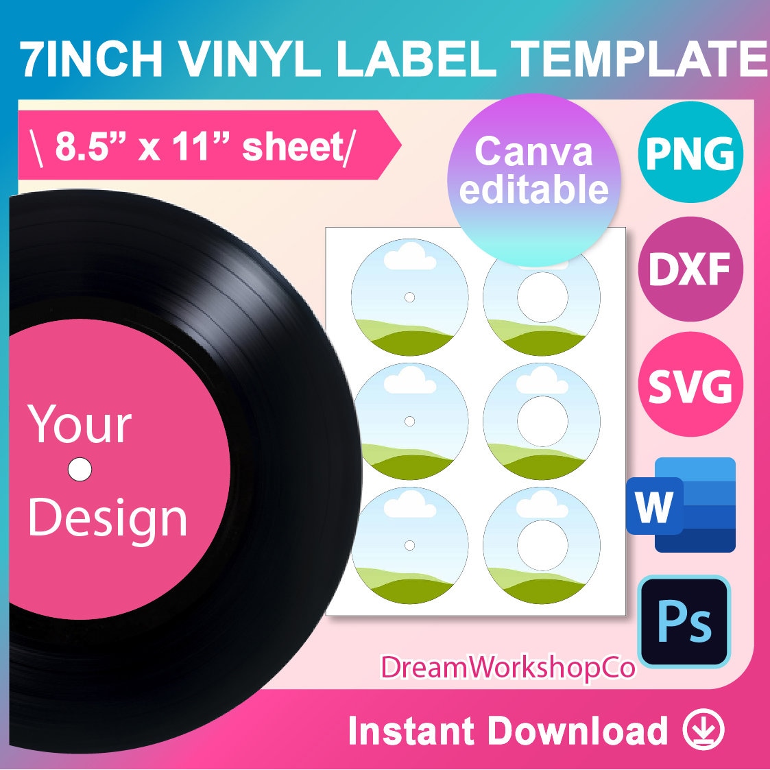 Eco Solvent HTV PRINTABLE Vinyl by the Roll 