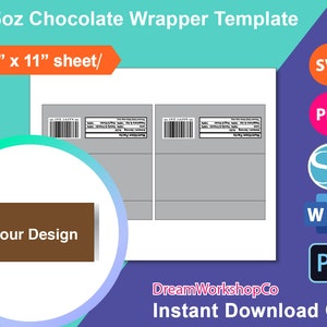 Hershey Bar Wrapper Template Custom Candy Bar Wrapper Custom Hershey Bars PNG Blank template PSD Microsoft Word Doc Formats Nestle