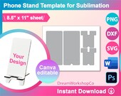 Mobile Phone Stand Template Phone Stand Template for - Etsy
