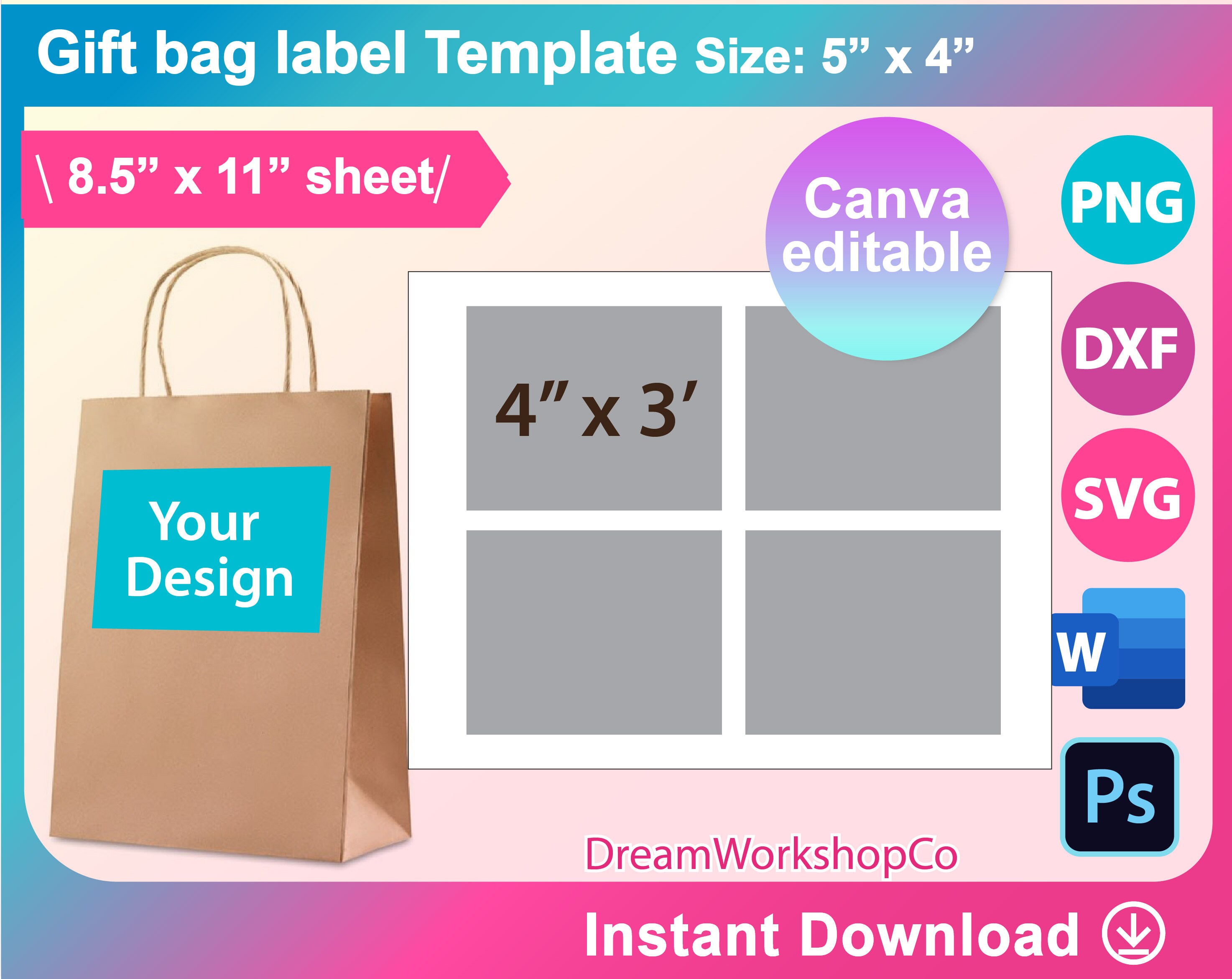 Loot Bag Labels - Etsy