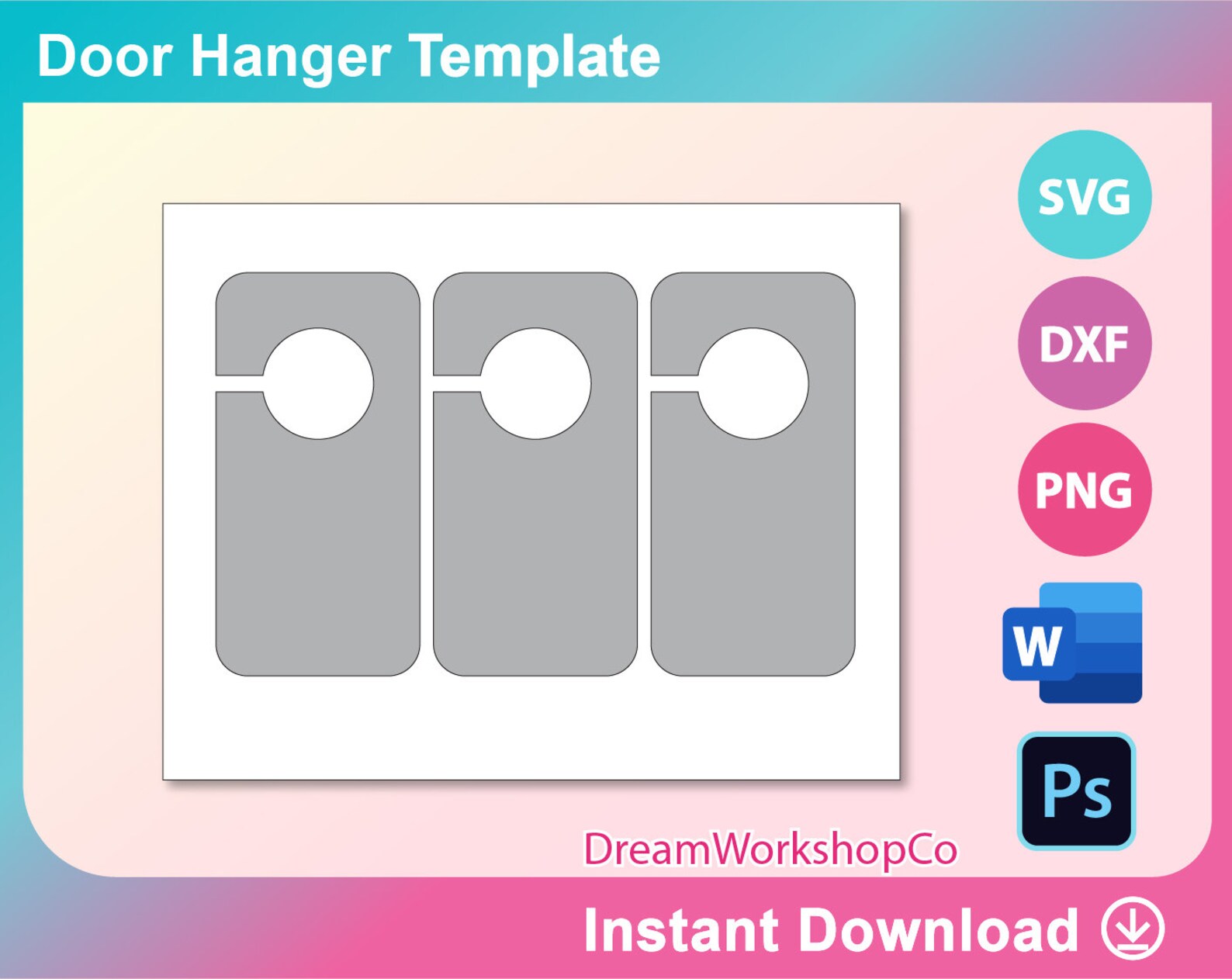 Closet Divider Template SVG DXF Ms Word Docx Png Psd Etsy