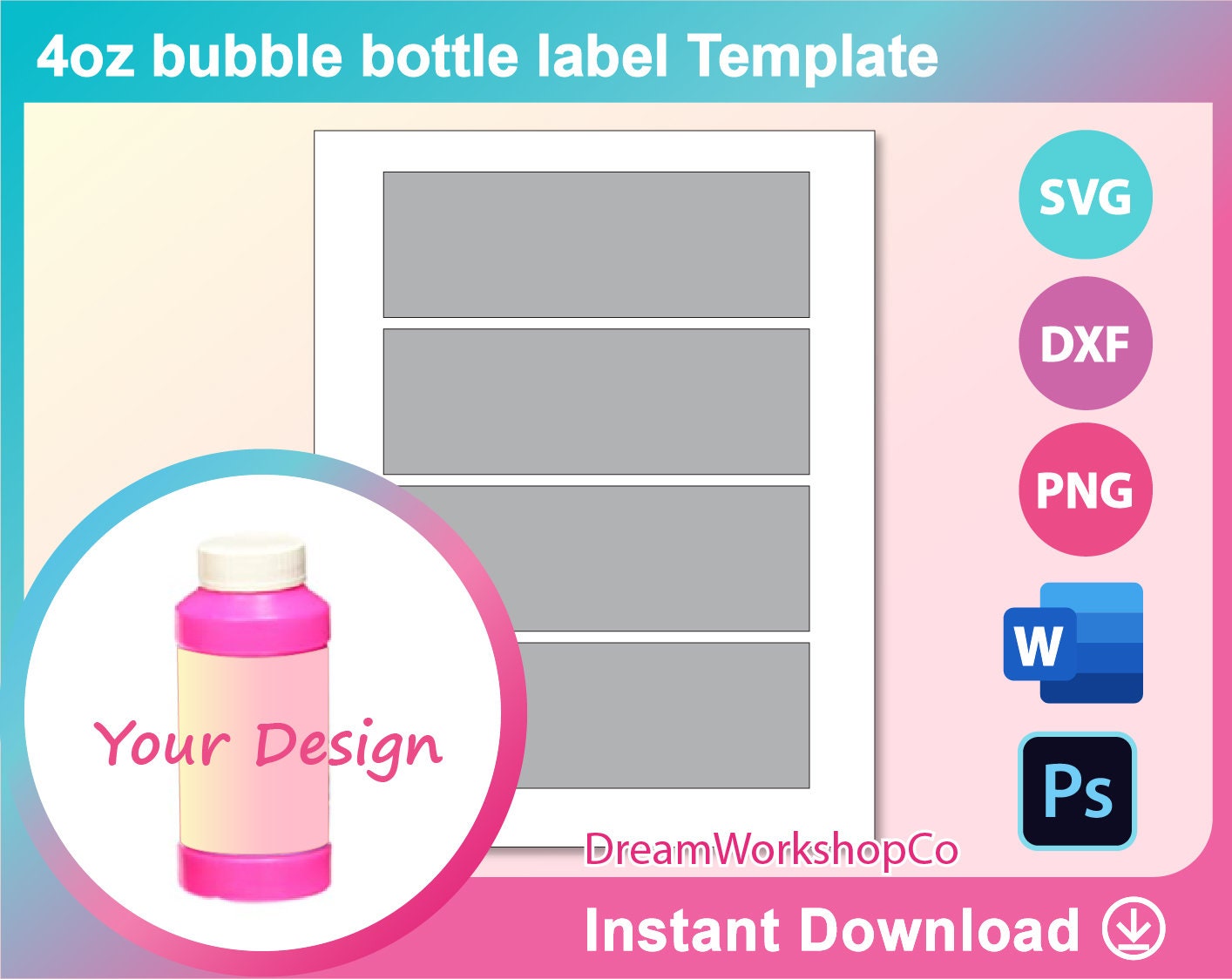 21oz Bubble Bottle label Template, Sublimation Template, SVG, DXF, Ms word Docx, Png, PSD, 21.21"x21" sheet, Printable In Bubble Bottle Label Template 21oz Bubble Bottle label Template, Sublimation Template, SVG, DXF, Ms word Docx, Png, PSD, 21.21"x21" sheet, Printable In Bubble Bottle Label Template