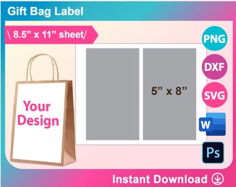 Gift Bag Svg - Etsy