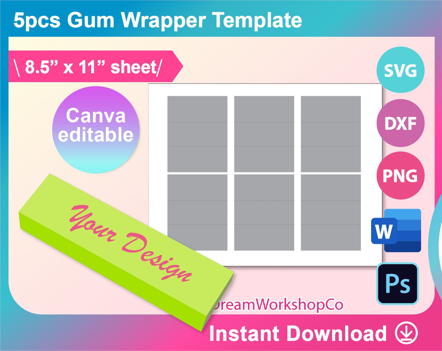 Gum Wrappers Etsy Australia