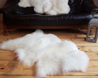 Giant White Sheepskin Rug Genuine Merino 100% Natural Exclusive Carpet Nordic Style Sheepskin pelt!!
