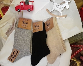 Calcetines de cachemira, calcetines de fibra de cabra, lana natural tan suave y cálida, perfecto como regalo para una persona especial, unisex!!!