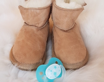 Genuine Sheepskin Baby Boots, 100% Breathable Shoes, Antialergical Product, Soft and Warm, Perfect as Christmas Gift for Every Baby!!!!!