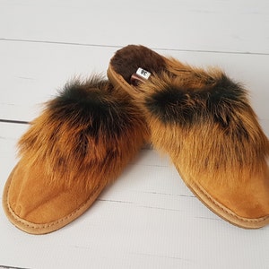 New Women&#39;s Sheepskin Slippers, Indoor Shoes, Natural Leather, Handmade, Warm and Soft, Sheepskin Boots,Perfect Style!!!!