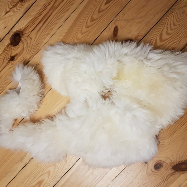 Sheepskin Scraps, Natural Sheepskin Scaps , Craft Supplies,