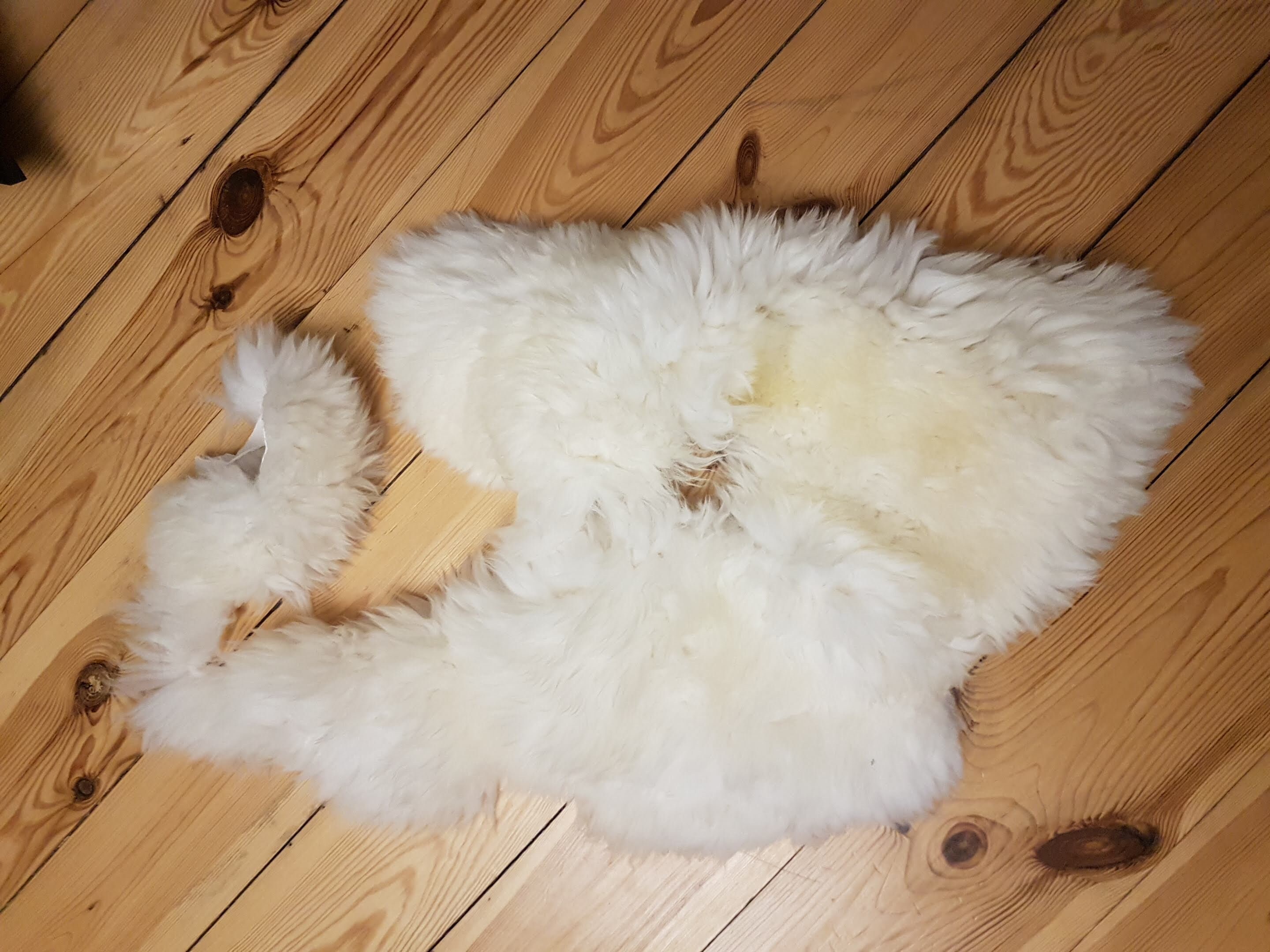 Sheepskin Scraps, Natural Sheepskin Scaps , Craft Supplies,