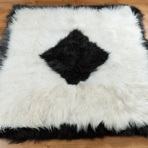 Riesen Schaffell Teppich, Rael Schaffell Teppich, Naturfell Teppich, Echter Schaffell Bodenbezug, Bodendekoration, Schaffell Teppich !!!