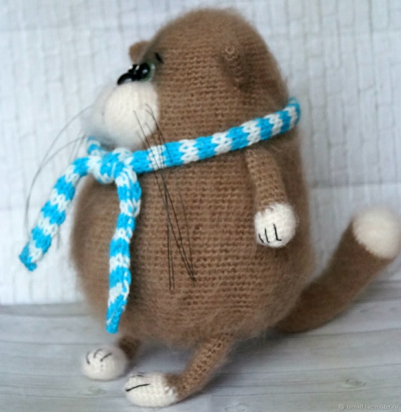Crocheted FAT CAT / Crochet Chubby Cat / Chunky Fat Kitty | Etsy