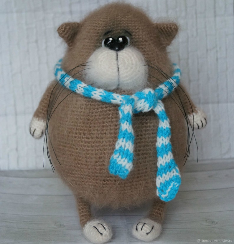 Crocheted FAT CAT / Crochet Chubby Cat / Chunky Fat Kitty | Etsy