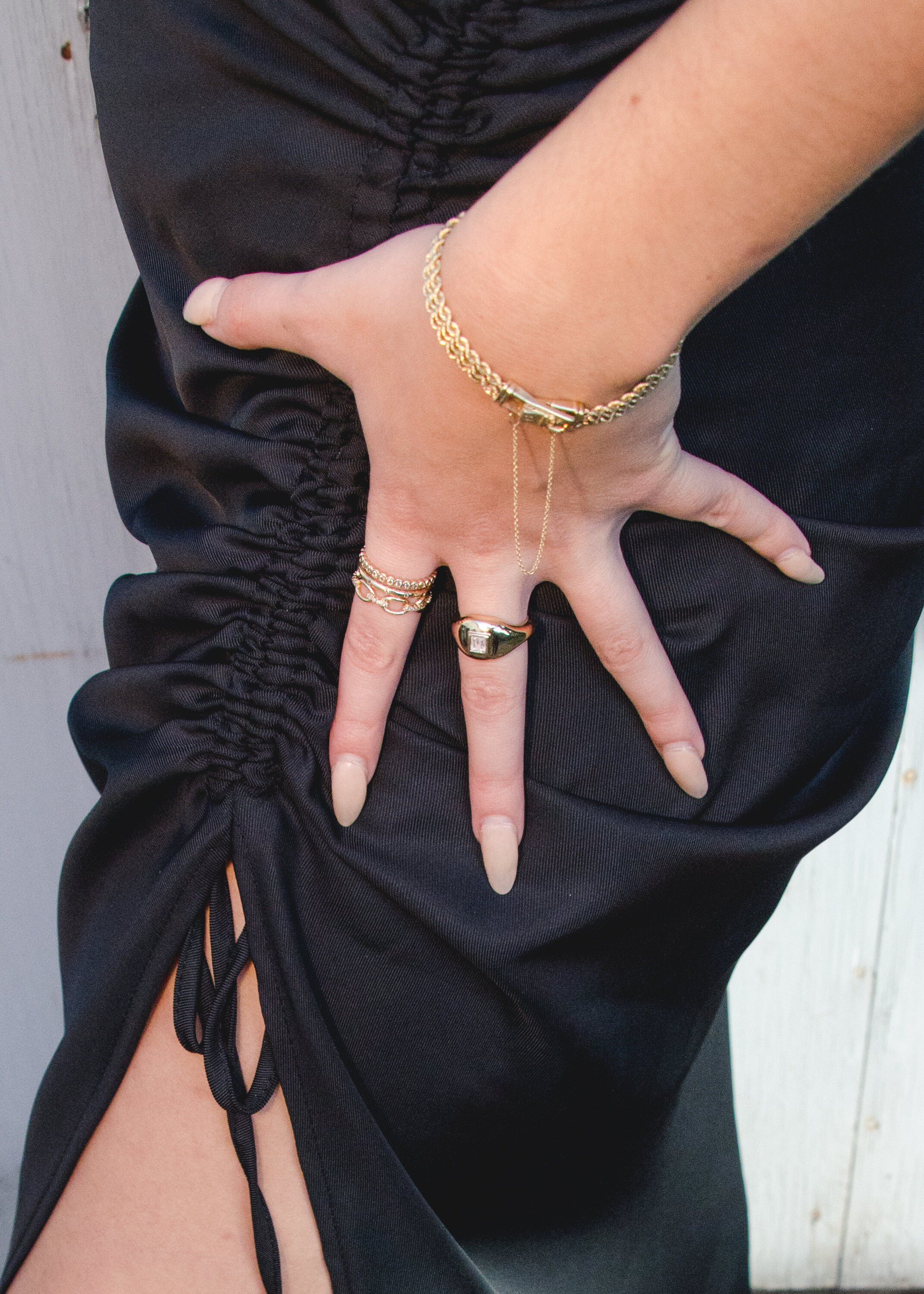 LEONIE DRESS IN BLACK – SANDY LIANG