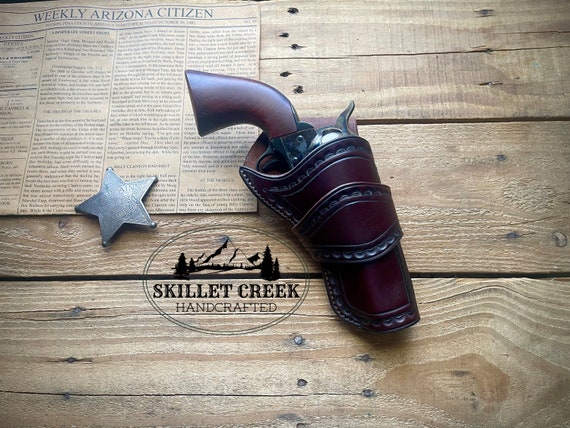 Western El Dorado Style Single Loop Leather Holster 3 1/2” Only - Etsy