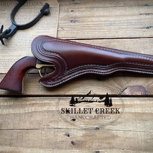 Western Single Action Slim Jim Style Holster- percussion or conversion