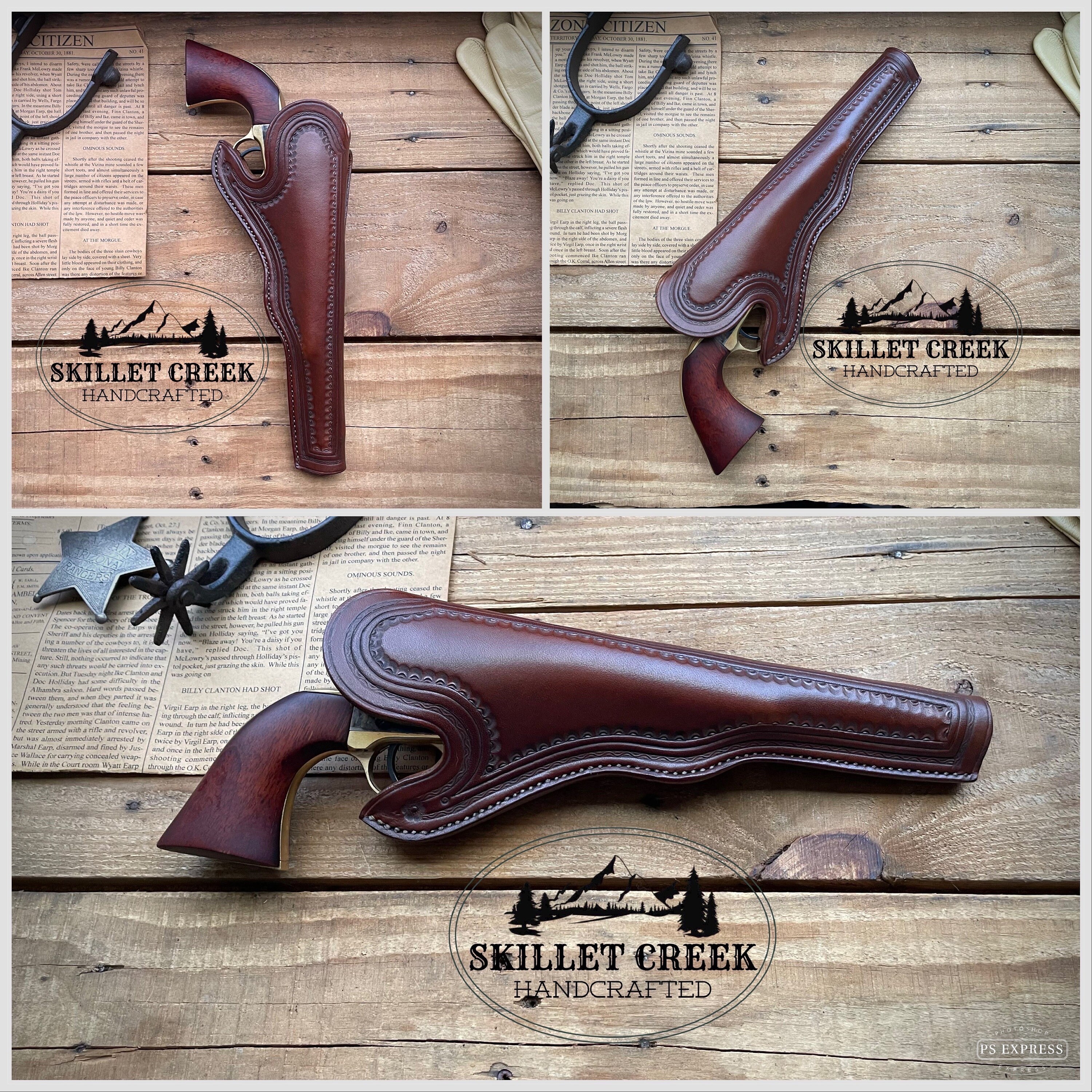 Western Single Action Slim Jim Style Holster- Percussion or