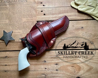 Western Single Action Cowboy Leather Holster Dodge City style