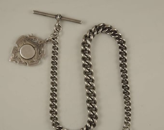 ウォッチチェーン シングル アルバート スターリングシルバー