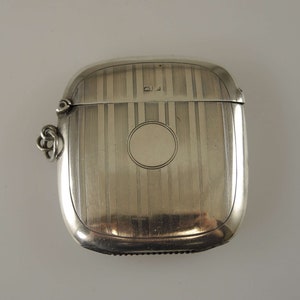 English silver VESTA Birmingham 1913