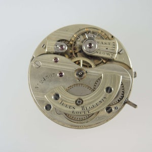 Swiss Jules HUGUENIN pocket watch movement c1860