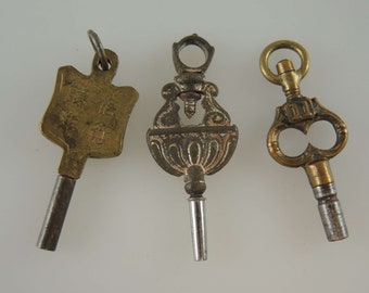 Group of Pocket Watch Keys C1780 -1880