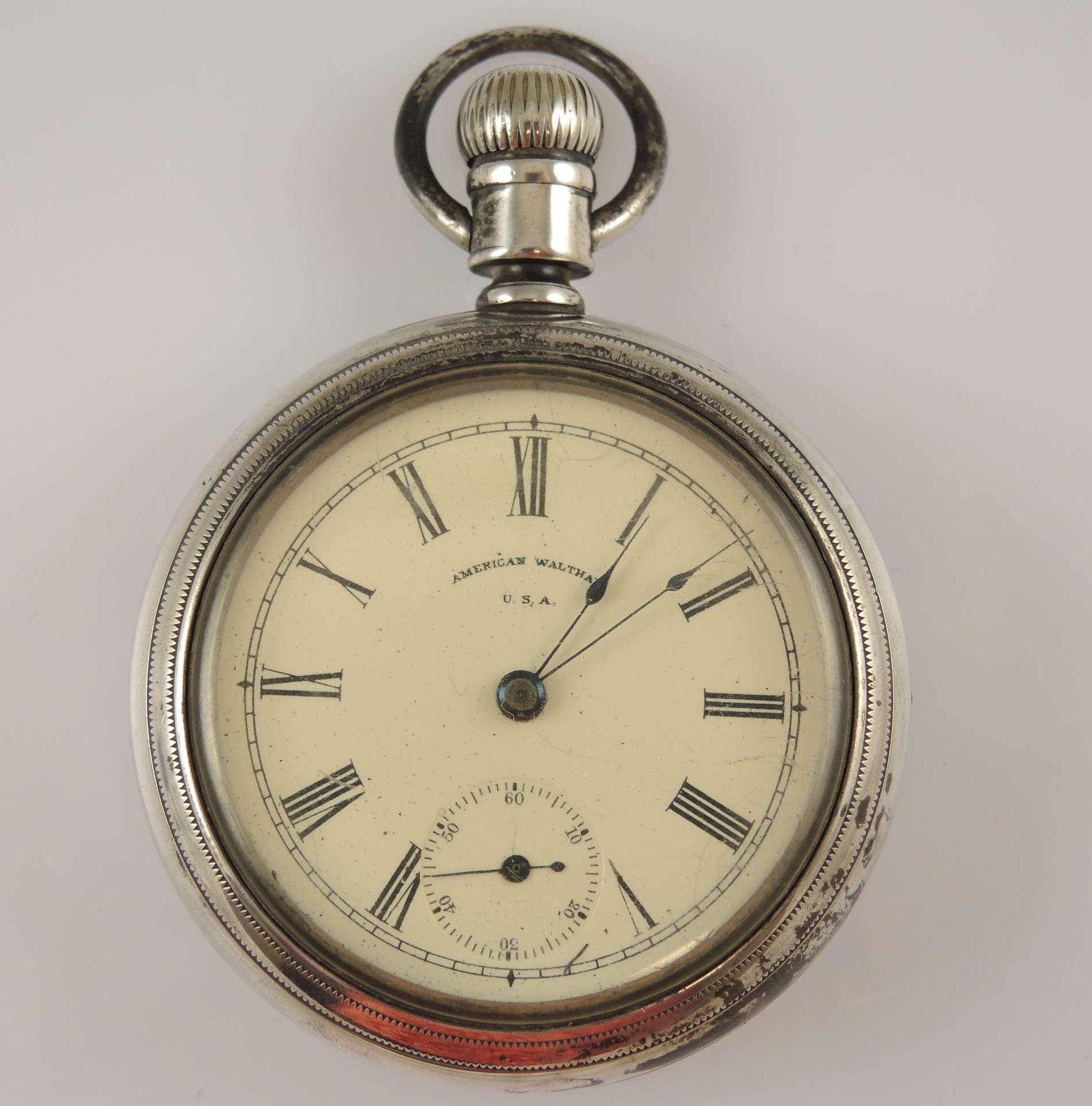 AKa6522◇隼◇ウォルサム WALTHAM アンティーク 懐中時計 旧家蔵出骨董