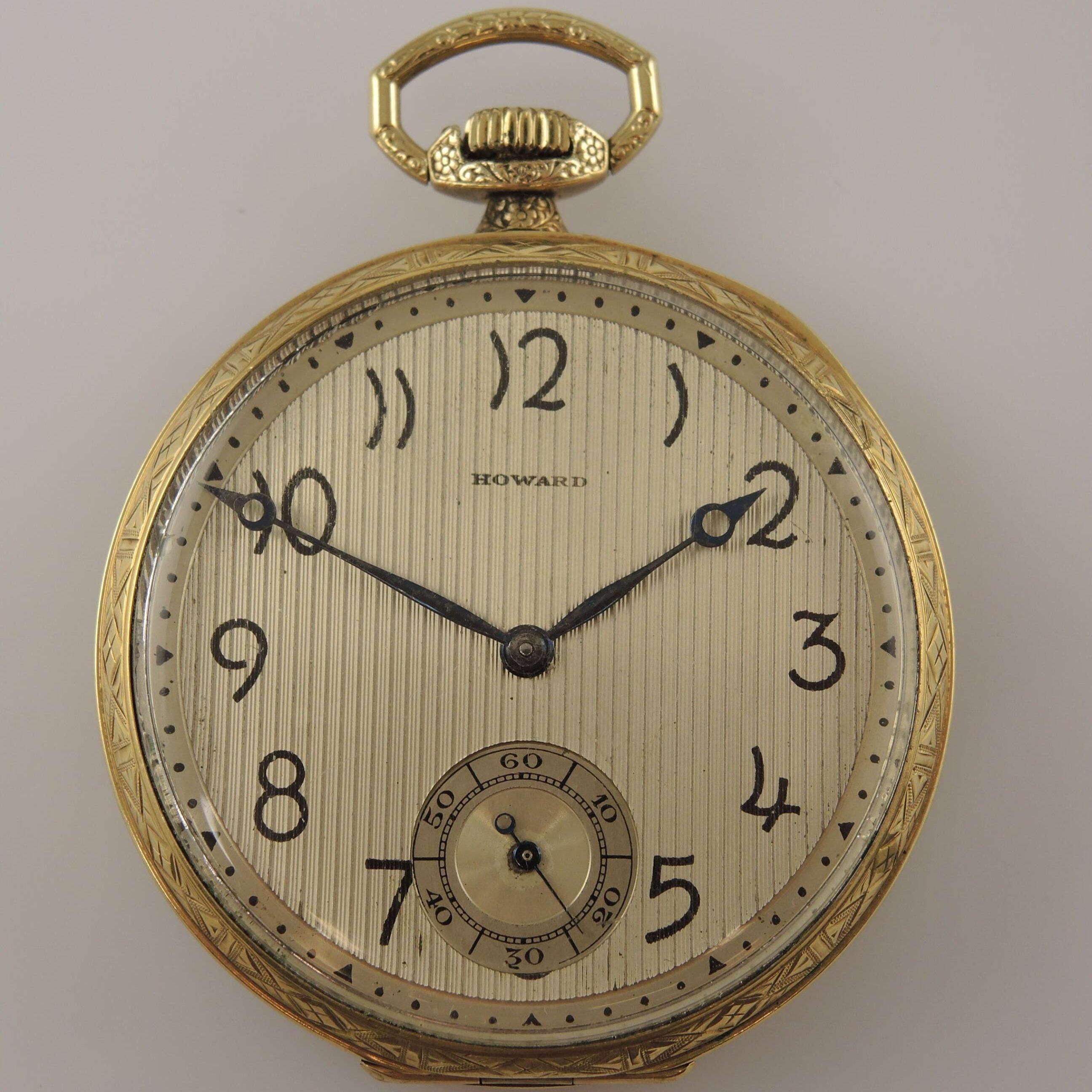 12 Size 17 Jewel E. Howard Watch Co SERIES 7 Pocket Watch. C1918