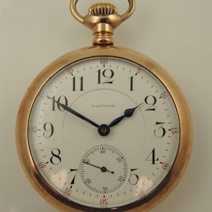Waltham Crescent Street Pocket Watch - Etsy