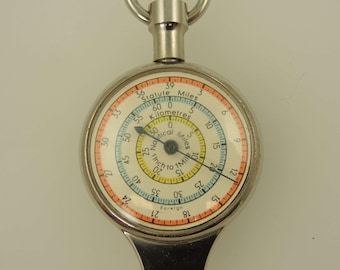 Opisômetro de bolso vintage para medir mapas, c. 1950