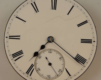 Victorian English lever pocket watch movement by Vine c1890